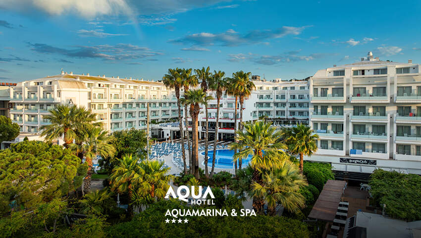 Hôtel Aquamaria avec piscine et palmiers, Espagne