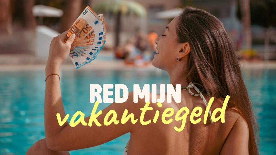 vrouw vakantiegeld zwembad