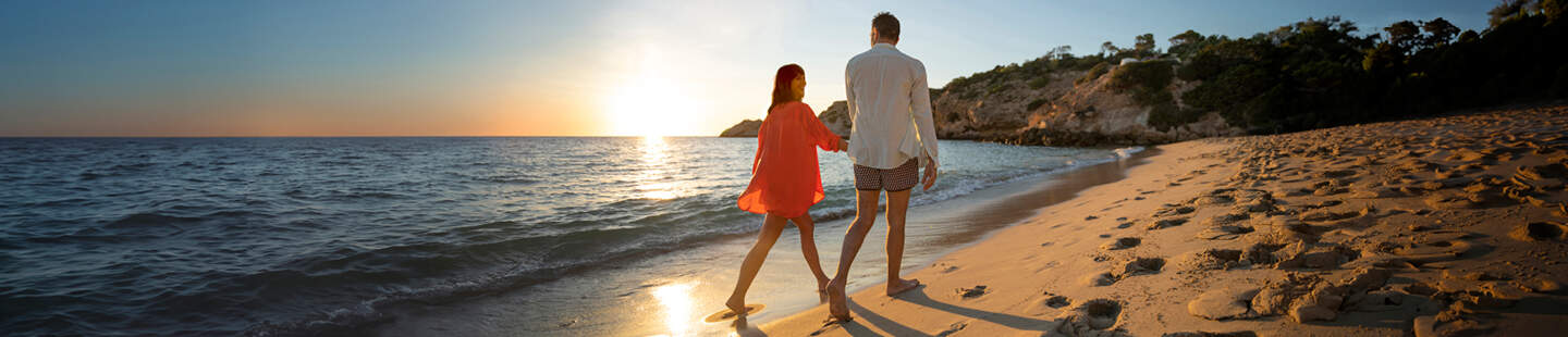 winterzon strand koppel