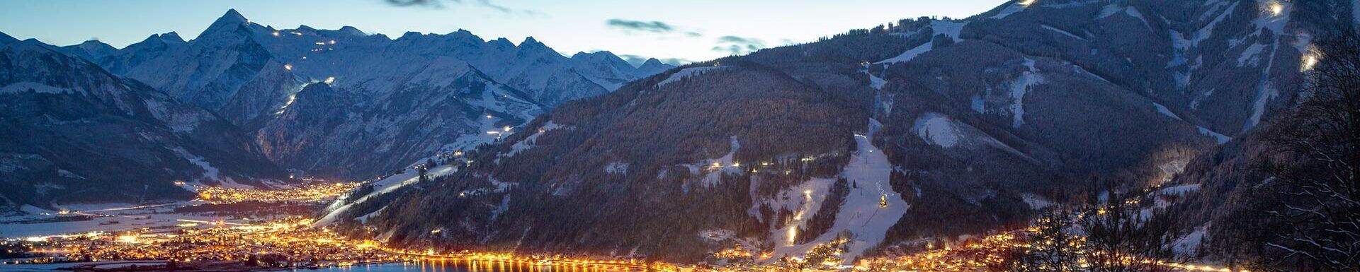 Zell am See in een dal